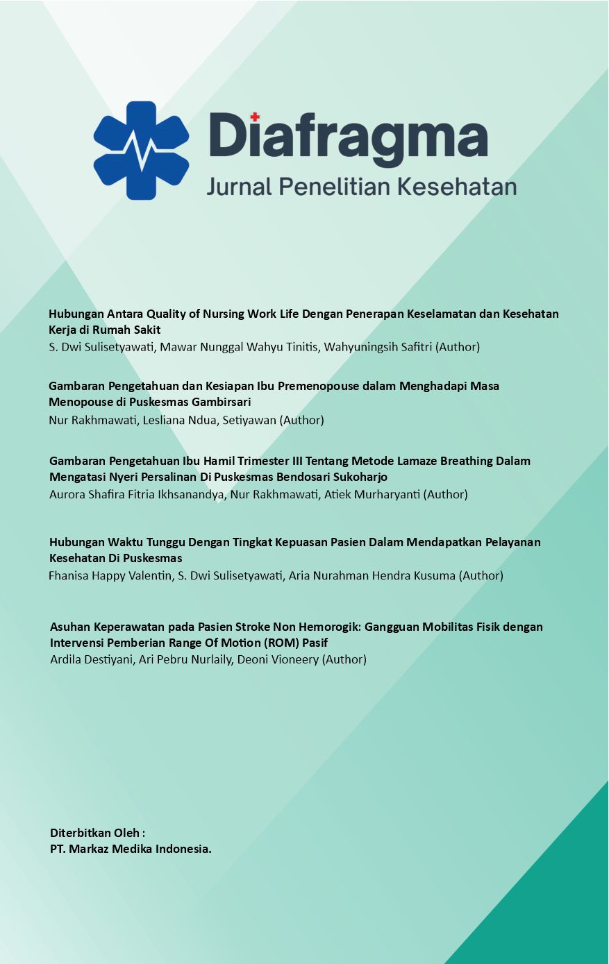 Diafragma: Jurnal Penelitian Kesehatan